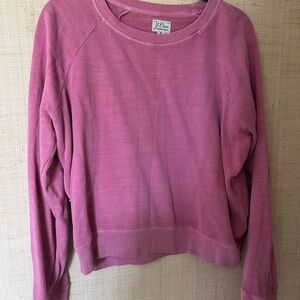 Pink J Crew Sweatshirt